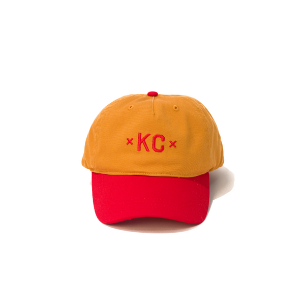 Signature KC Dad Hat - Red/Yellow – MADE MOBB