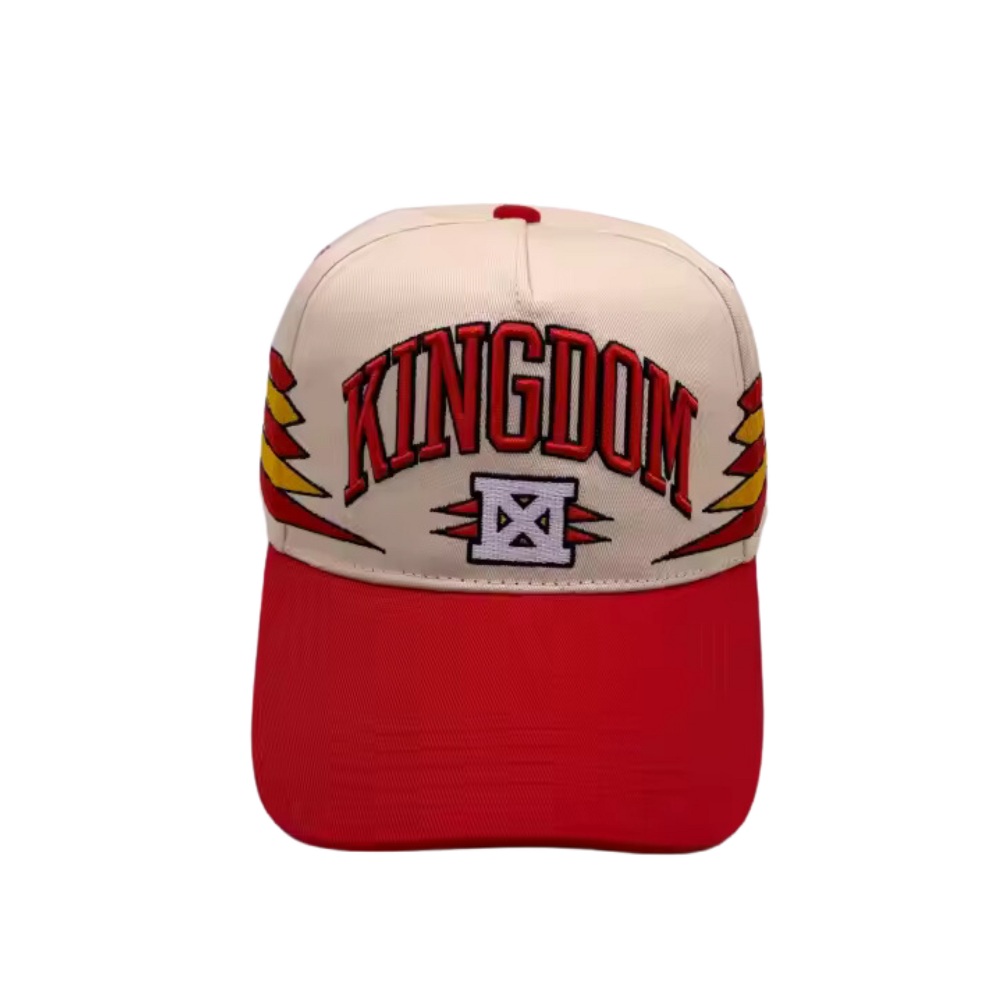 Kingdom Retro Snapback - Red/Cream