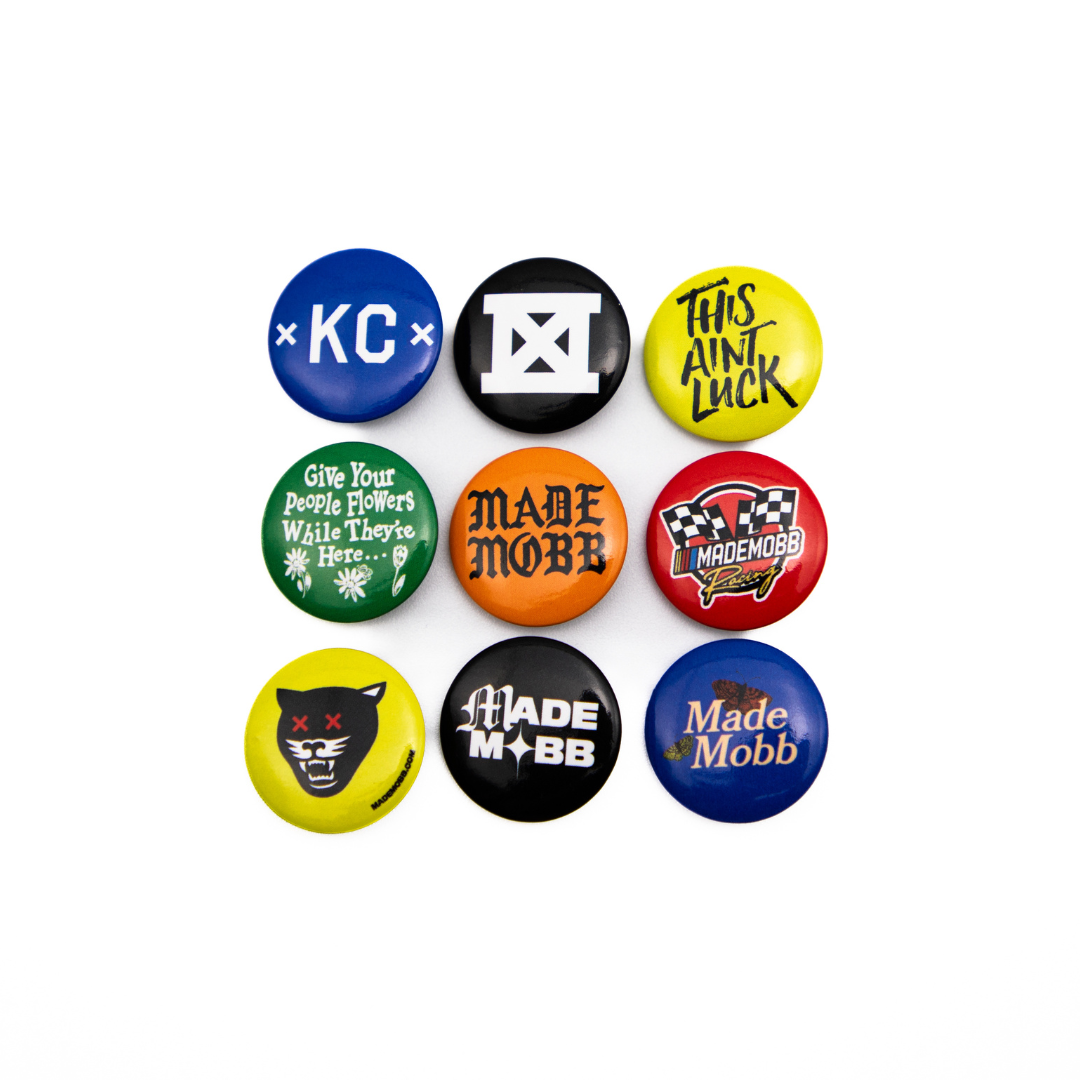 MADE MOBB BUTTON PACK (9)