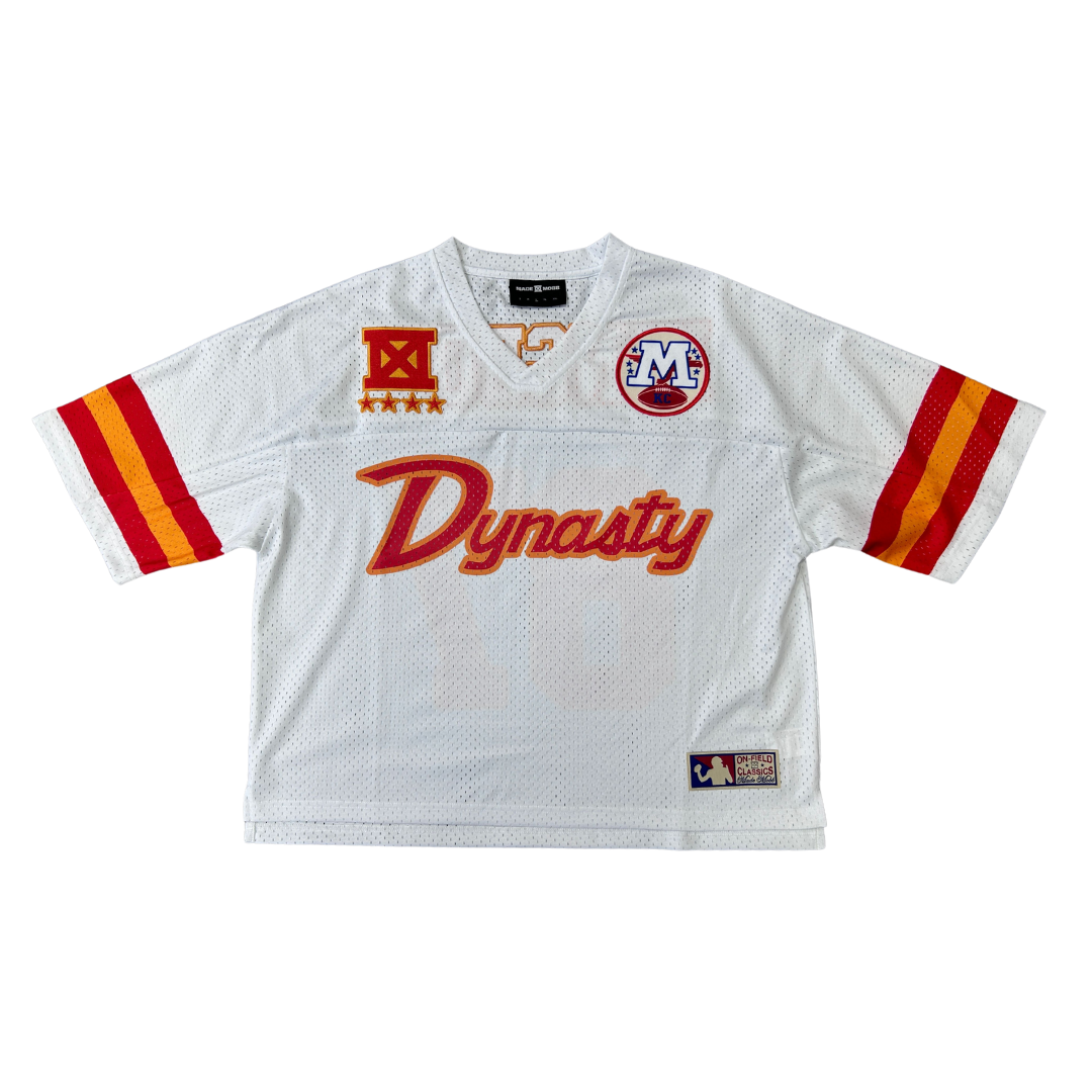 Dynasty 87 Crop Jersey - White