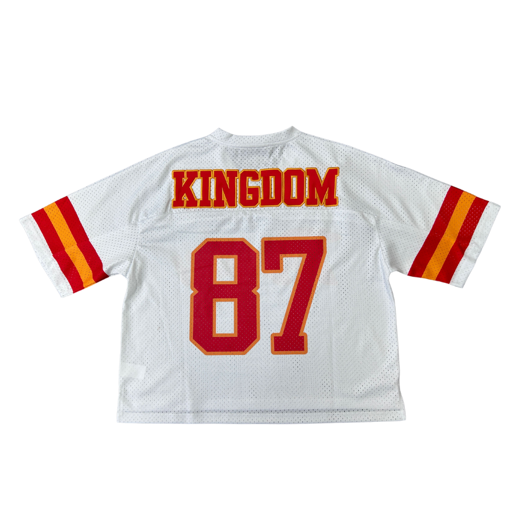 Dynasty 87 Crop Jersey - White