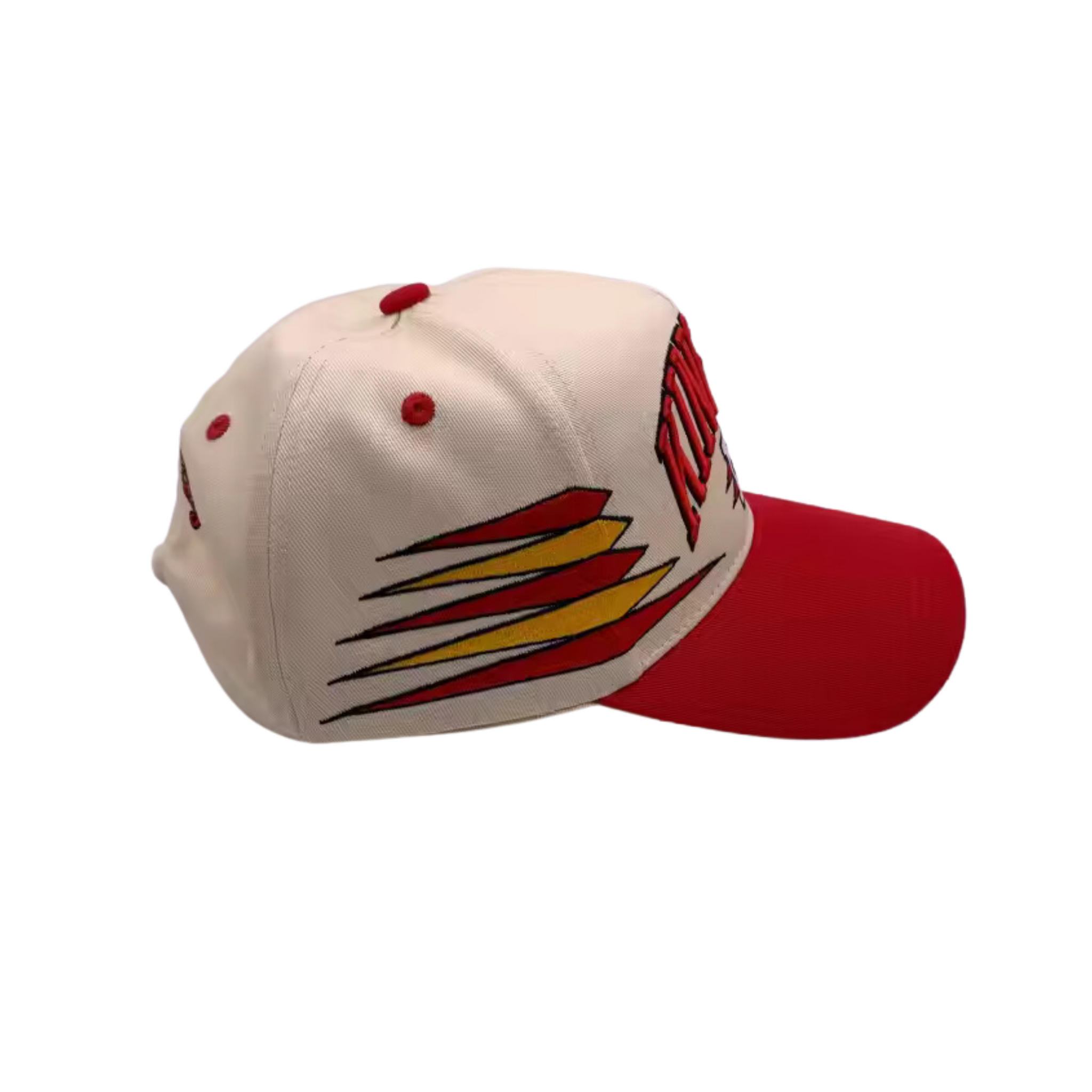 Kingdom Retro Snapback - Red/Cream