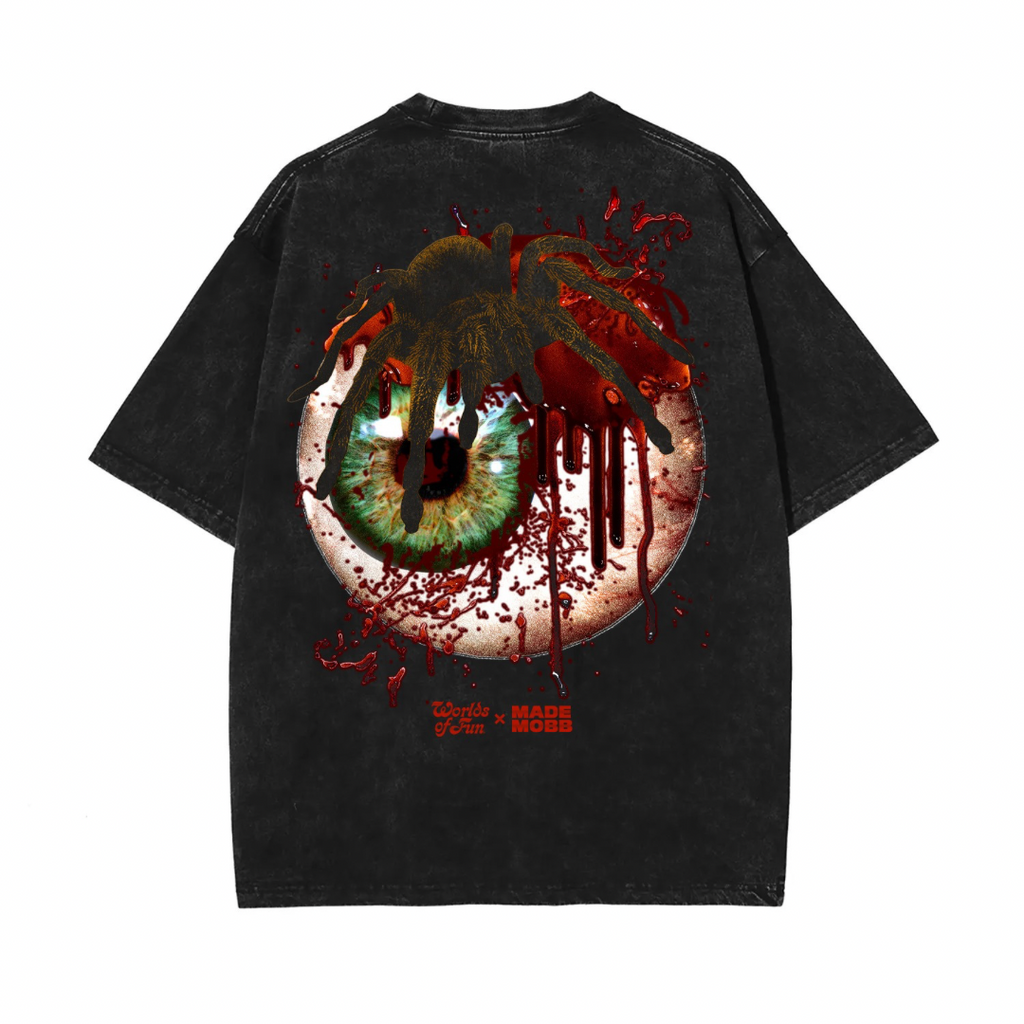 Eyeball Haunt Tee - Worlds of Fun X MADE MOBB