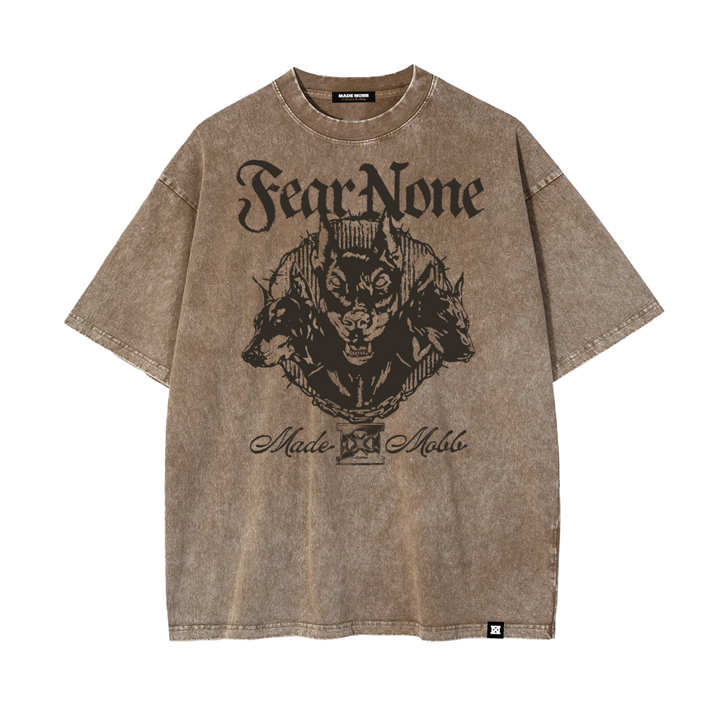 Fear None Tee - Stone