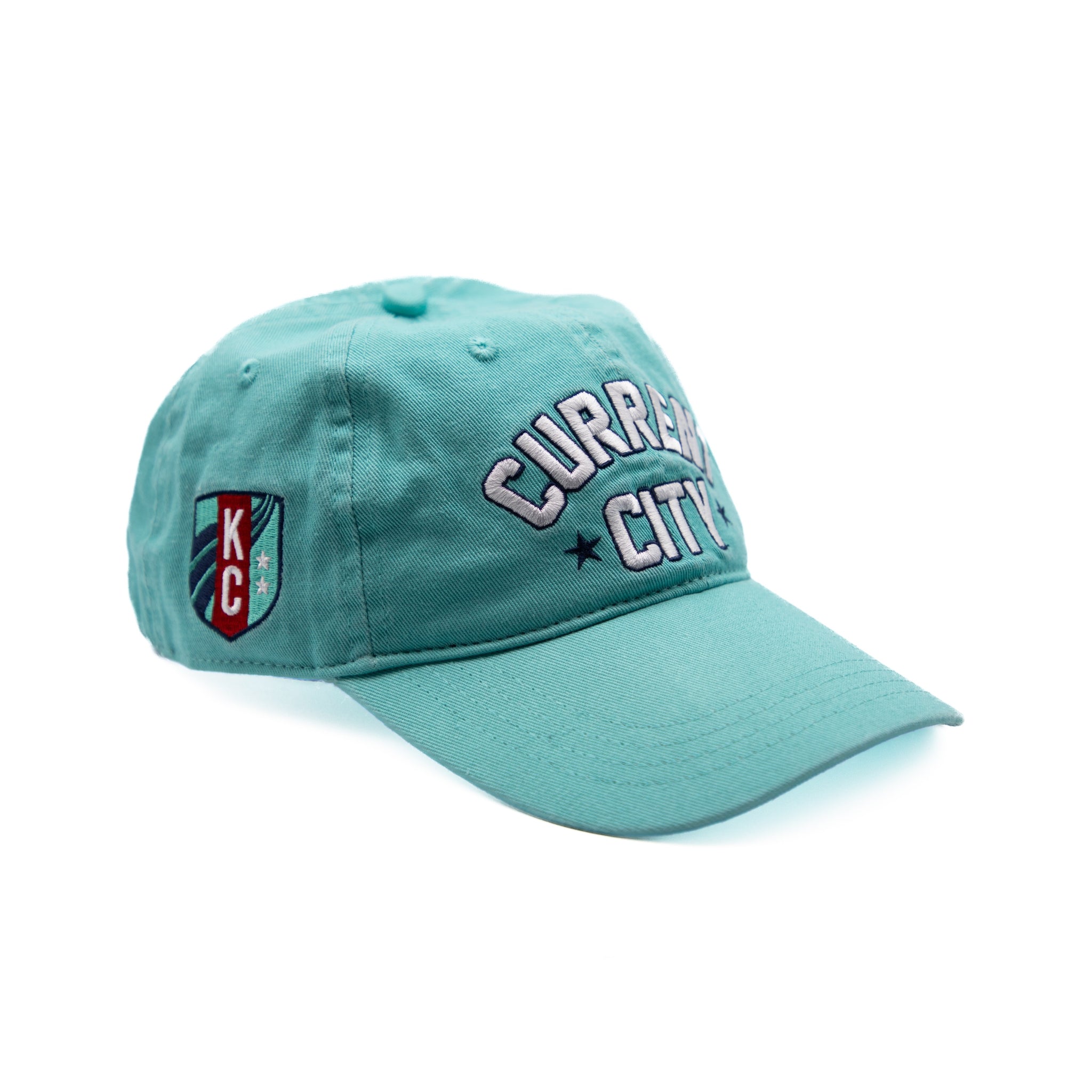 CURRENT CITY Dad Hat - Teal - KC CURRENT X MADE MOBB