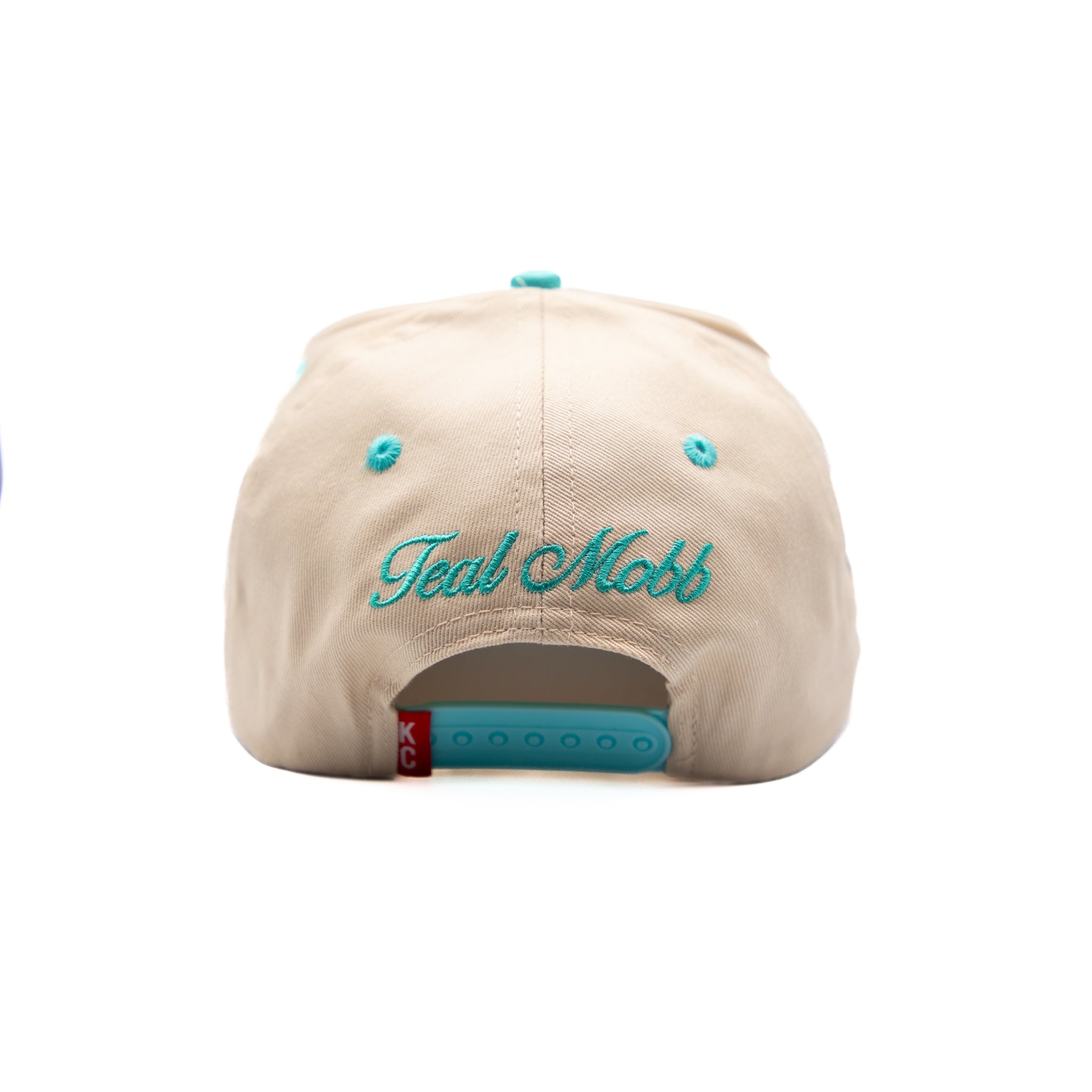 Signature KC Snapback - Teal/Cream - KC CURRENT X MADE MOBB