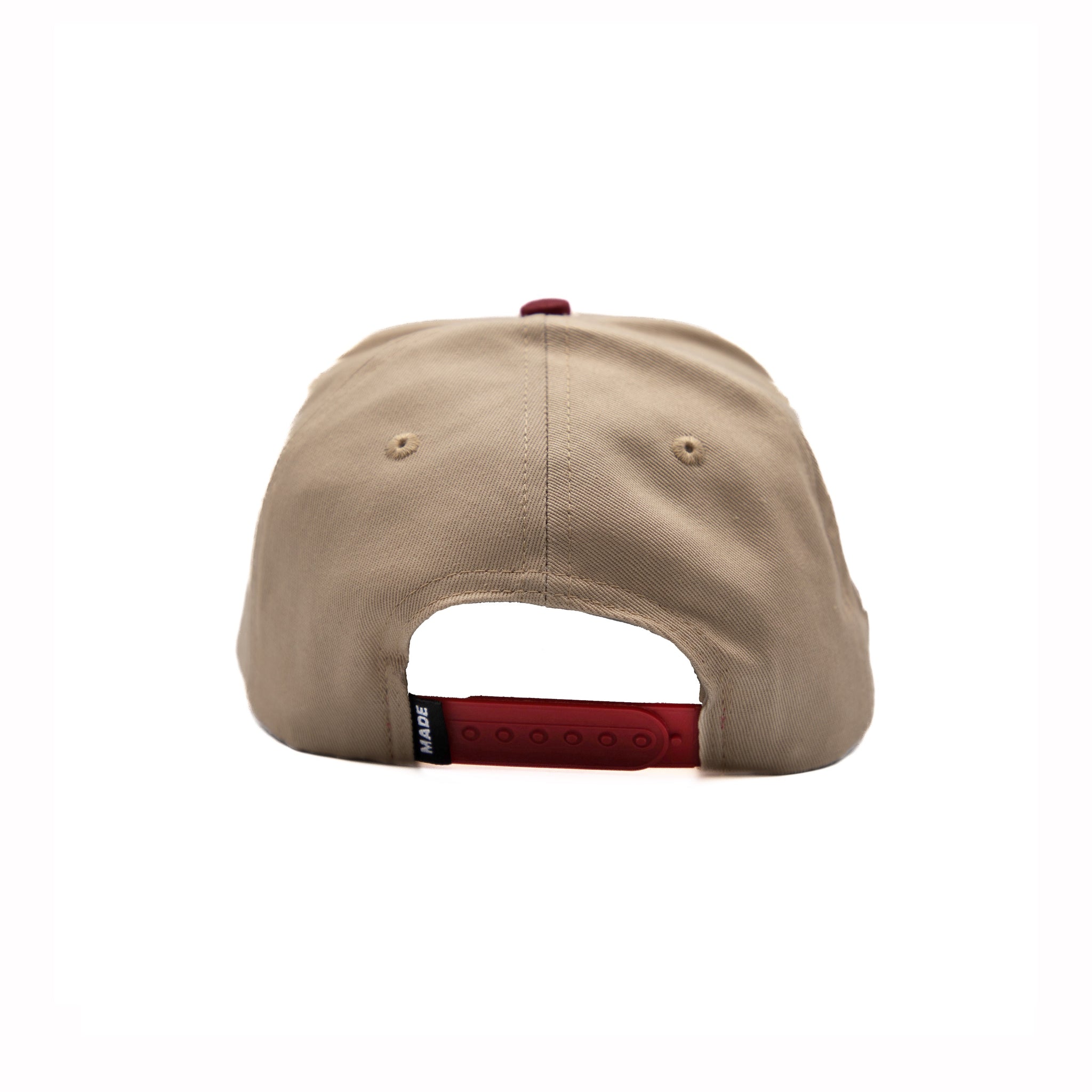 Midwest Snapback - Maroon/Biege