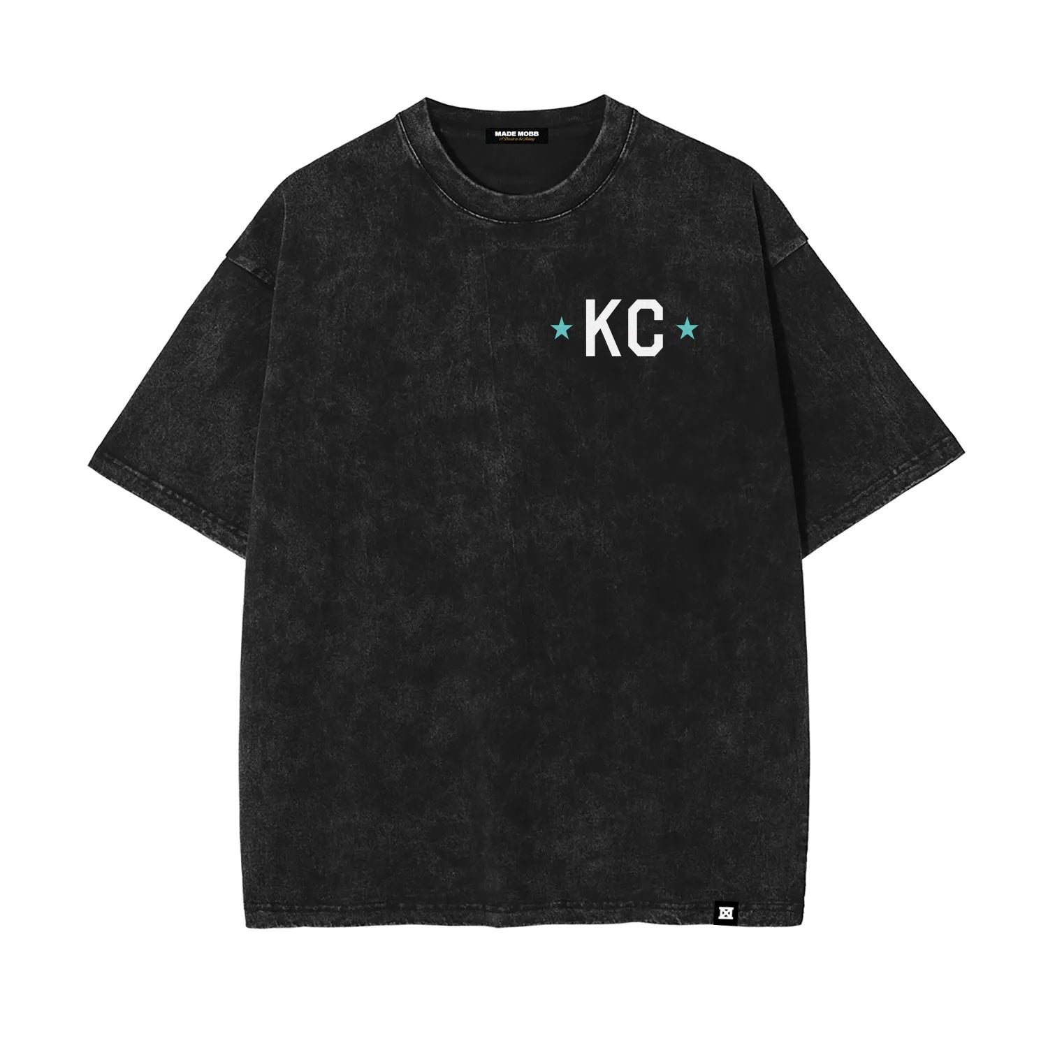 KC Current Teal Mobb Tee - Black
