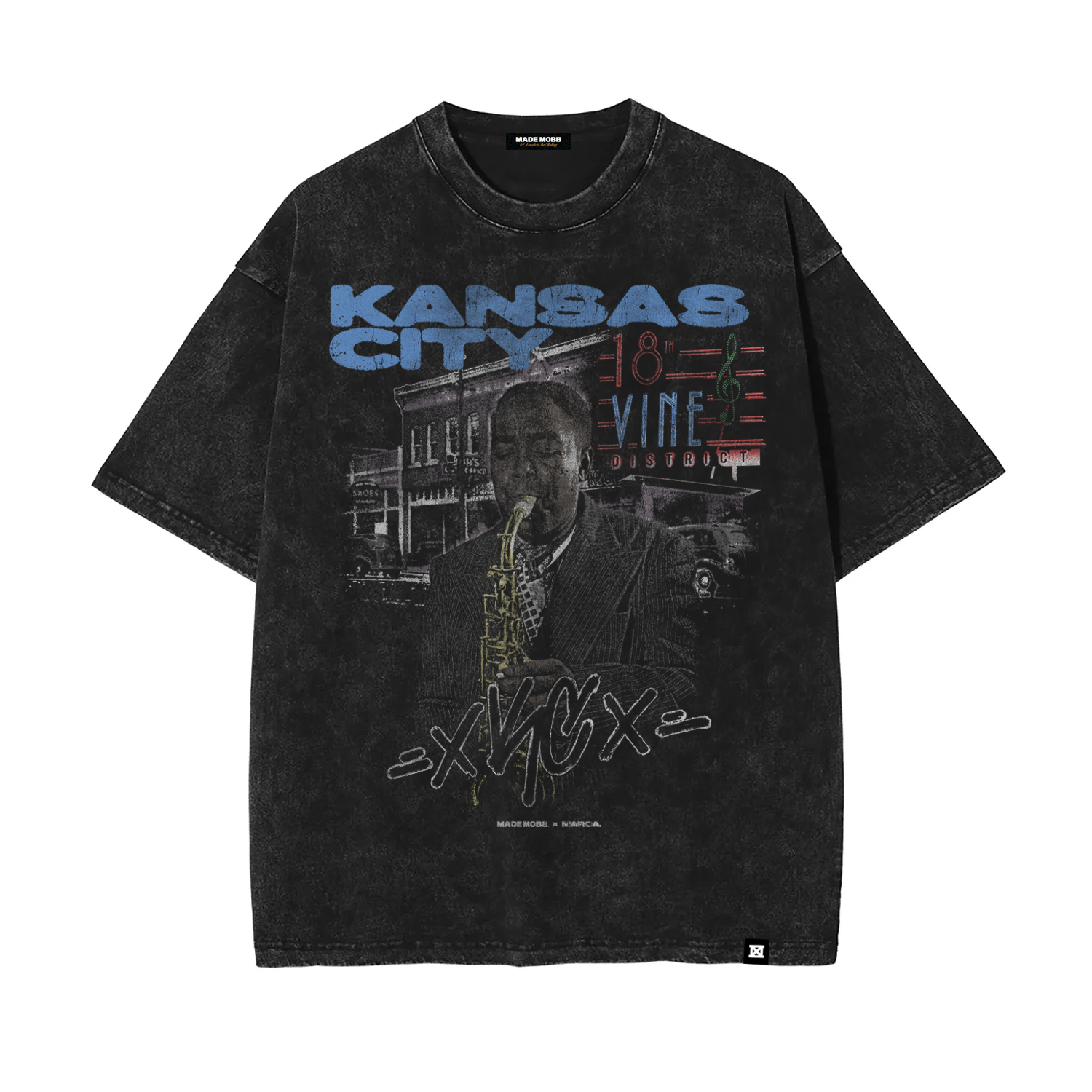 KC Jazz Tee - Black