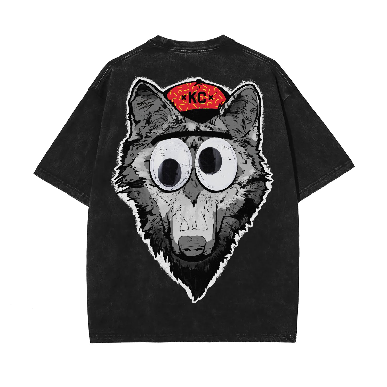 KC Wolf Pack Tee - Black