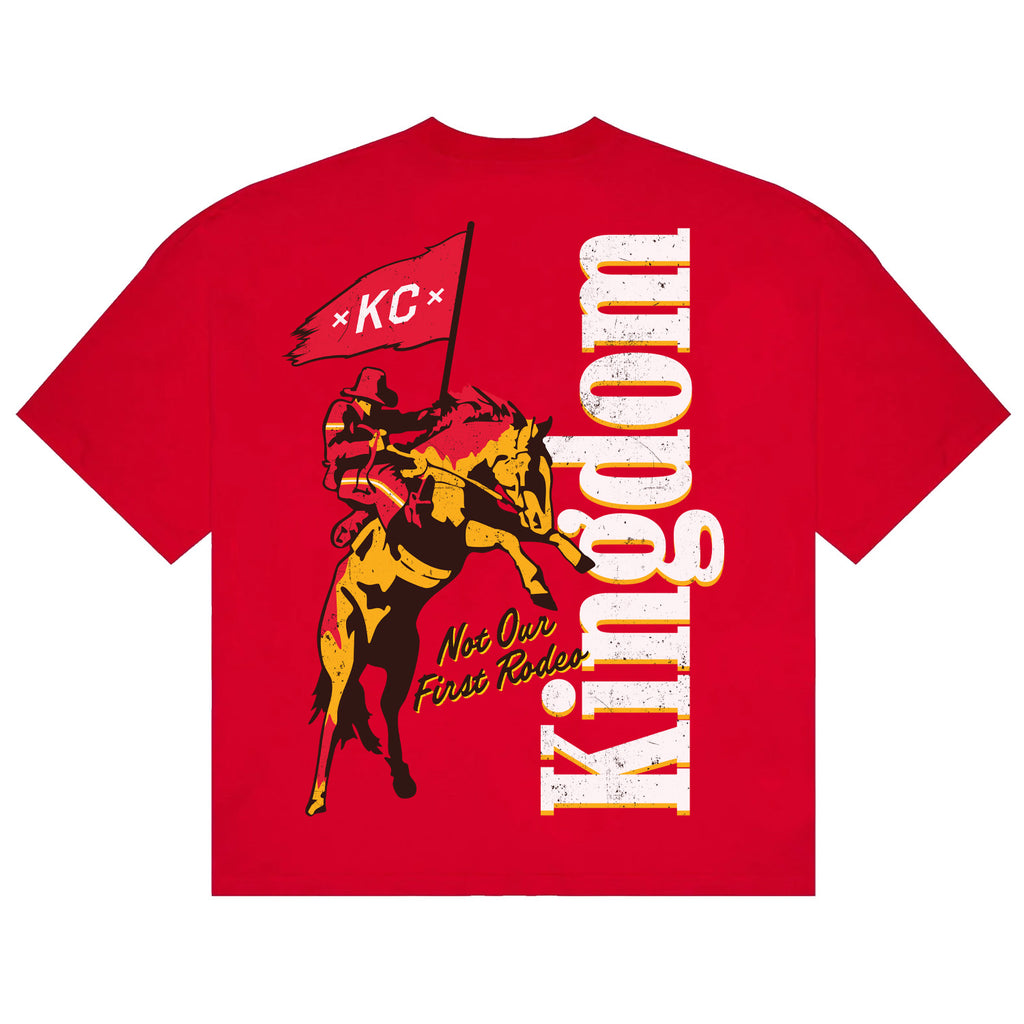 Not Our First Rodeo Tee - Red