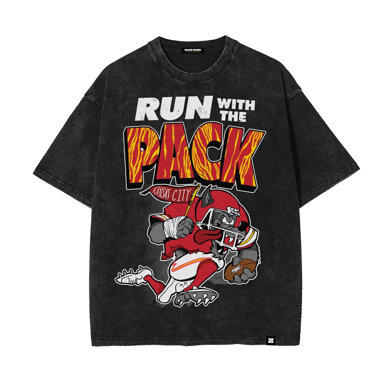 KC Wolf Runner Tee - Black