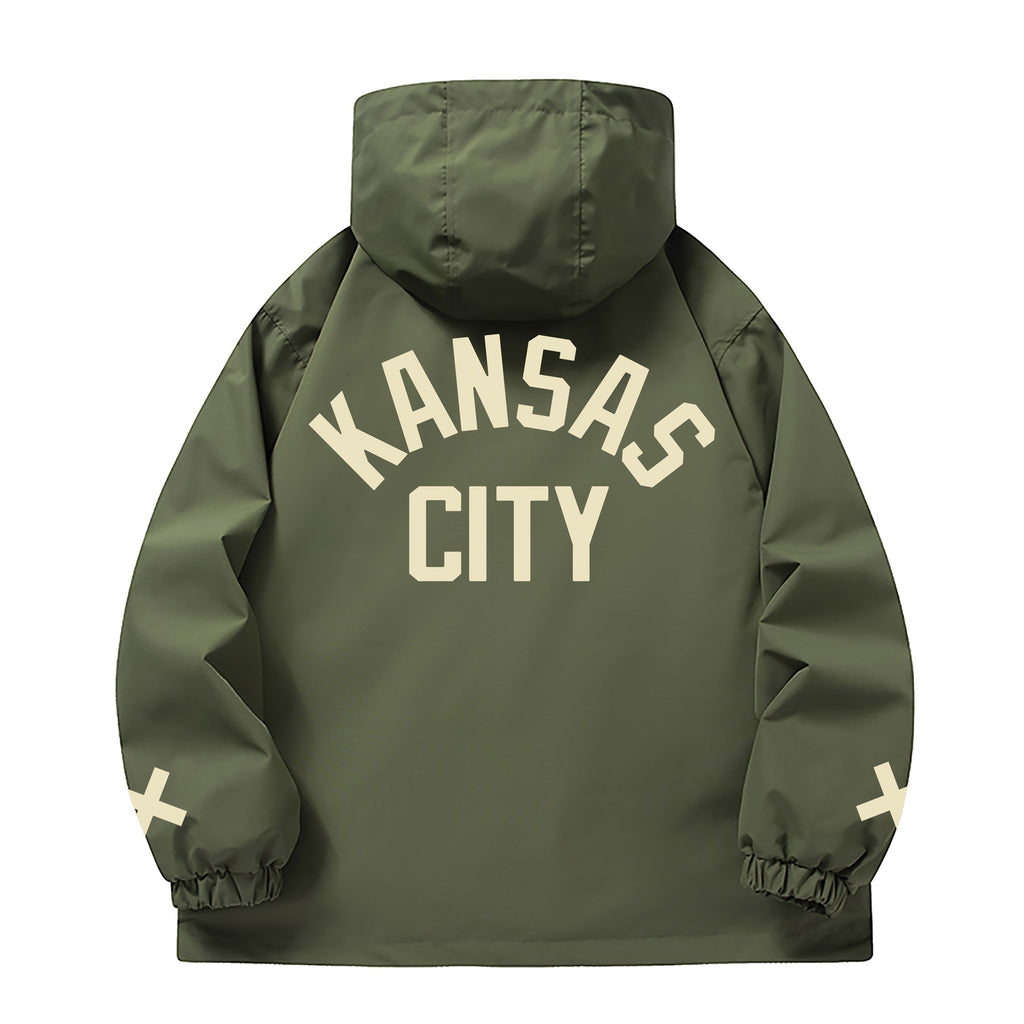 KANSAS CITY Full Zip Jacket - Army