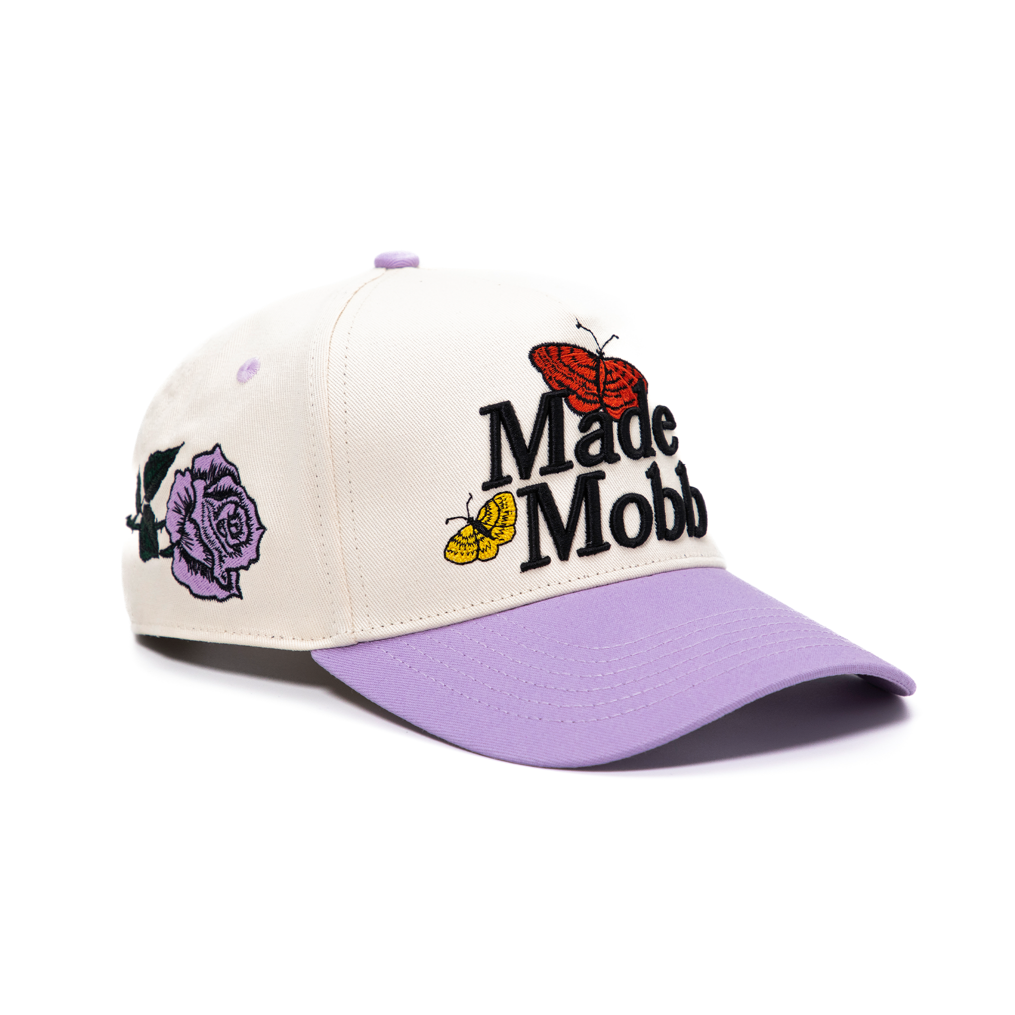 MADE Butterfly Snapback - Lavender/Cream