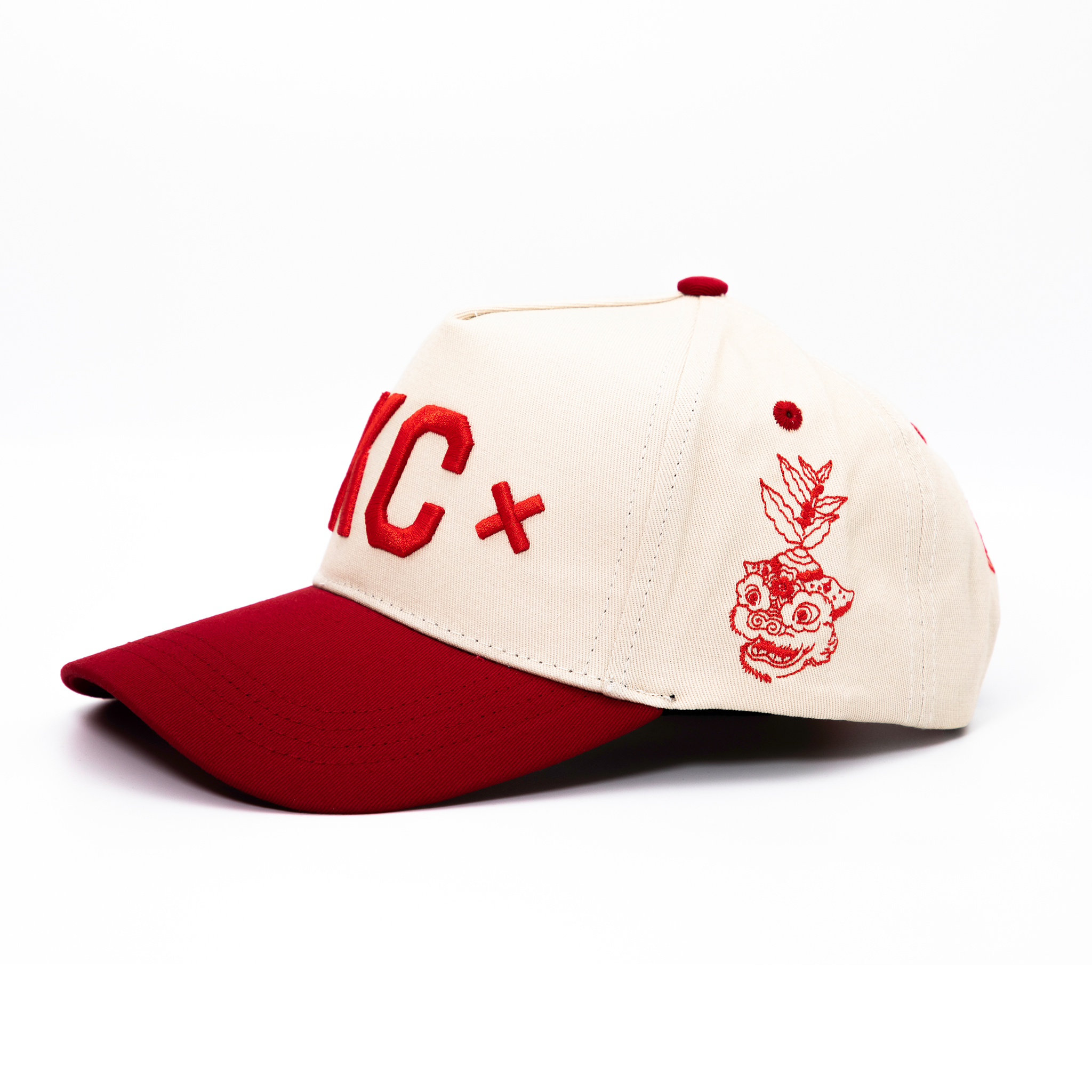 Signature KC Snapback - Red/Cream - CAFÉ CÀ PHÊ X MADE MOBB